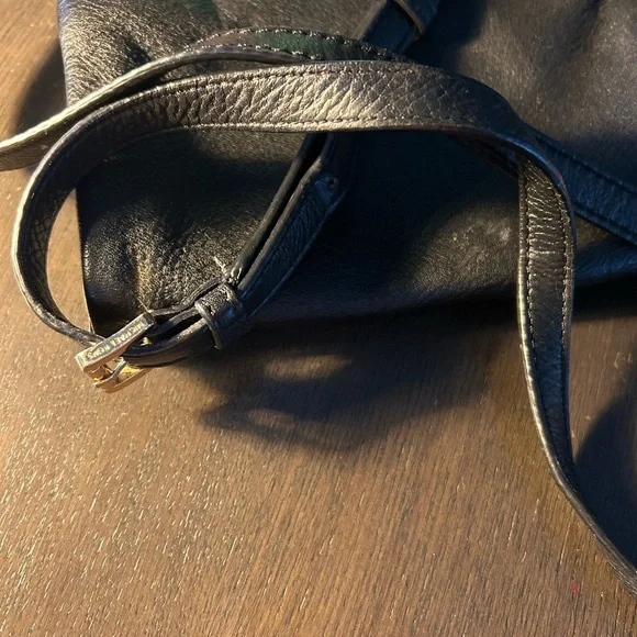 Michael Kors Black Leather Crossbody Bag - Picture 5 of 10